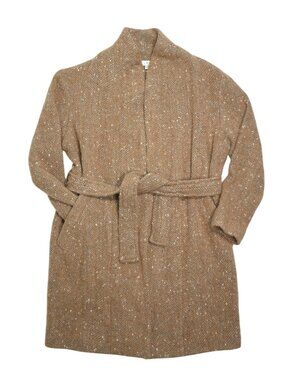 IRO Belted Wrap Coat in Camel